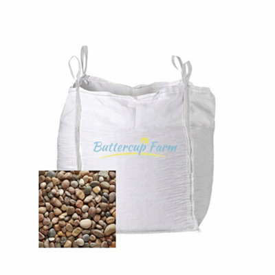 Buttercup Farm Stone Cobbles50-80mmPremium Aggregate Bulk Bag850 Kilos from B&Q