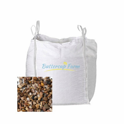 Buttercup Farm Washed Quartzite Grit2-6mmPremium Aggregate Bulk Bag850 Kilos from B&Q