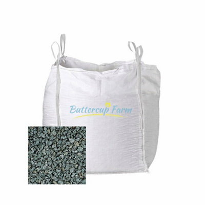 Buttercup Farm Green Decorative Chippings StonePremium Aggregate Bulk Bag850 Kilos from B&Q