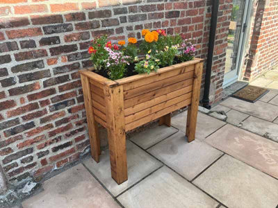 Charles Taylor Multi Pack Of 3Somerford Deep Root Large PlanterWoodL48 X W104 X H90 CmFully Assembled from B&Q