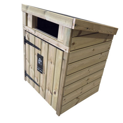 B&Q -  Single Commercial Bin Store For Outdoor UseL77 X W65 X H93 CmFully Assembled