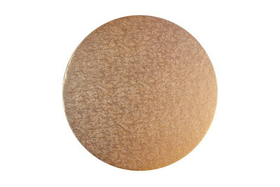 LarryRoo Doric Round 12" Rose Gold Drum Cake Board from B&Q