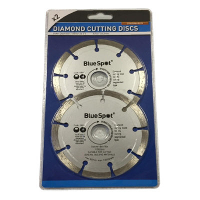 2 X Diamond 115mm Cutting Discs from B&Q