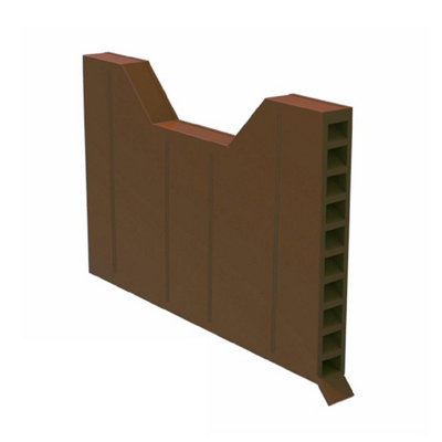 - Homesmart 10 X Easy Trim Brown Brick Weep Vents For Cavity Wall Ventilation