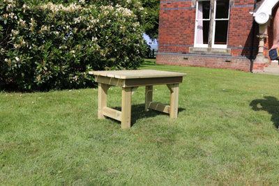 B&Q -  Coffee TableTraditional Garden Wooden FurnitureL80 X W150 X H45 CmFully Assembled
