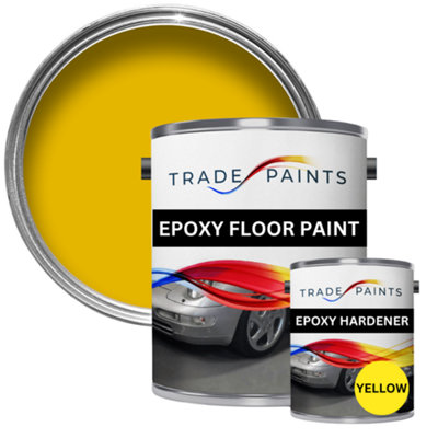 Trade Paints Epoxy Floor Paint For ConcreteStoneYellow5L from B&Q