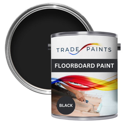 Trade Paints Floorboard Paint Black 2.5L