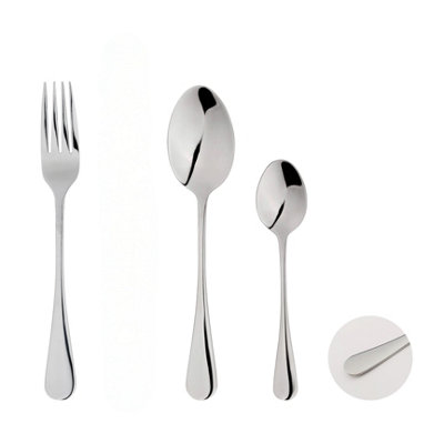 Glim & Glam Fork Spoon Set Stainless Steel Flatware 18Pc Set Free Gift from B&Q