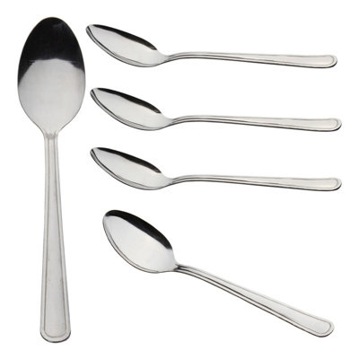 Spoon Set Stainless Steel Flatware 6Pc Value Set from B&Q