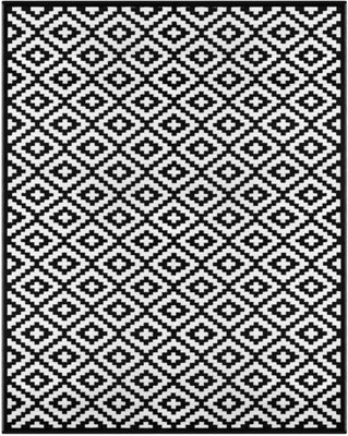 B&Q -  Garden Rug Reversible Outdoor Lawn Carpet Waterproof  Rug  120X180 CmBlack/white
