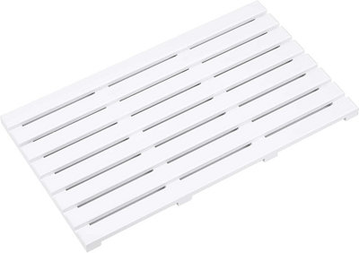 Aamen Bamboo Shower MatBath Mat Non-Slip Anti MouldBathroom Mat from B&Q