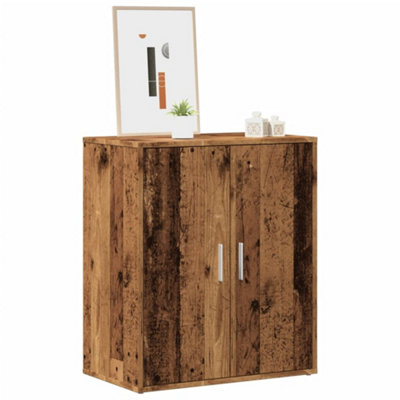 B&Q -  Shoe Cabinet Old Wood 60X35X70 Cm Engineered Wood