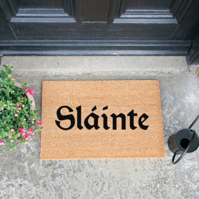 Artsy Doormats Slainte DoormatRegular 60X40Cm from B&Q
