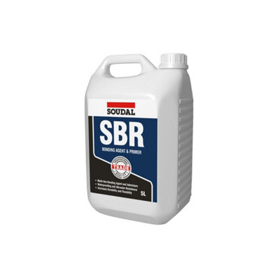Delta Soudal Sbr Bonding Agent & Primer  5 Litre Can  Professional Waterproofing Additive from B&Q