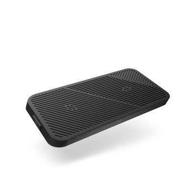 Zens Modular Dual Wireless Charger Main Station (Incl. Wall Charger)Black from B&Q