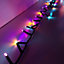 750 LED 18.7m Premier TreeBrights Indoor Outdoor Christmas Multi Function Mains Operated String Lights with Timer in Rainbow