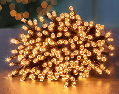 750 LED Treebrights Vintage Gold Multi-action 18.7M Lit Length Green Cable