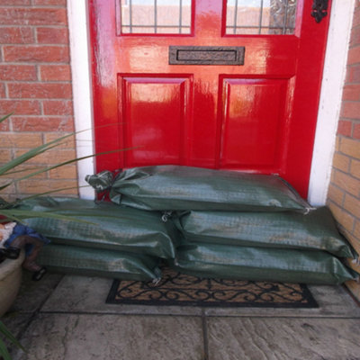 750 Yuzet Green Sandbag Polypropylene Woven UV Proof Rot Proof- Empty - 3
