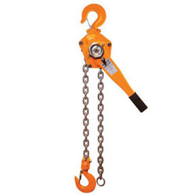 750kg Ton Lever Hoist 1.5m Lift Height Alloy Steel Chain Weight Move Site