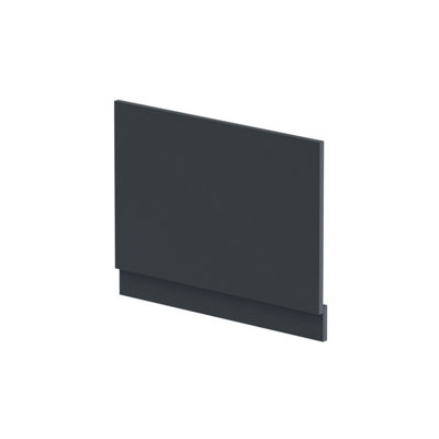 750mm Bath MDF End Panel & Plinth - Dark Grey