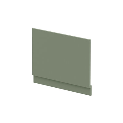 750mm Bath MDF End Panel & Plinth - Satin Green
