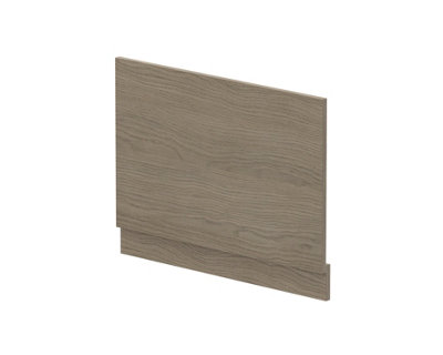 750mm Bath MFC End Panel & Plinth - Woodgrain Solace Oak