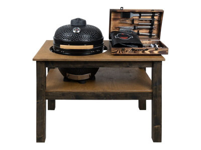 Arbor Garden Solutions Bbq Space Outdoor Kitchen Islands, For Kamado Joe (Classic Joe I) Ceramic Smoker (1.2M Length)