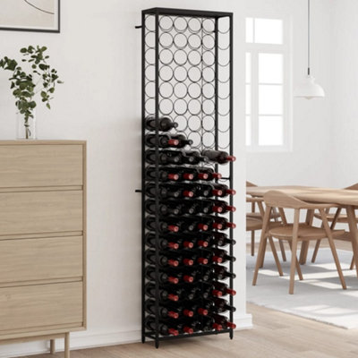 Berkfield Wine Rack For 95 Bottles Black 54X18X200 Cm Wrought Iron from B&Q