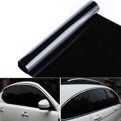 75cmx6m Car Window Tint Auto Tinting Film Limo Black Dark Medium Ultra ...