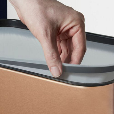 75L Rectangular Sensor Bin Copper - 4