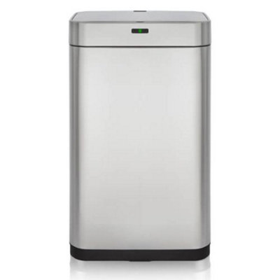 75L Rectangular Sensor Bin Matt Steel