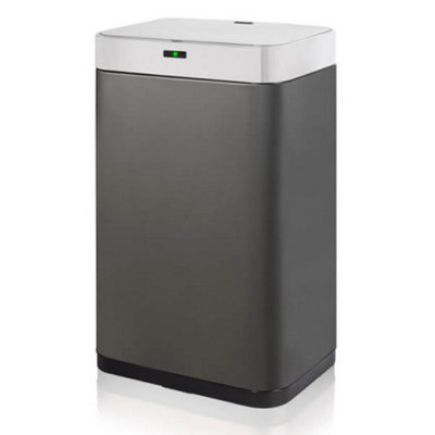 75L Rectangular Sensor Bin Titanium