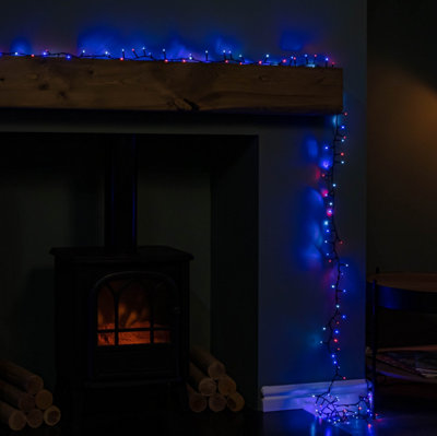 75M 3000 LED TREEBRIGHTS CHRISTMAS STRING LIGHTS WITH TIMER IN BLUE ...