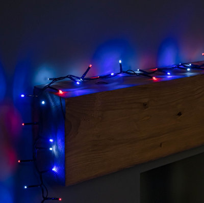 75M 3000 LED TREEBRIGHTS CHRISTMAS STRING LIGHTS WITH TIMER IN BLUE ...