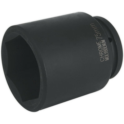 75mm Deep Impact Socket - 1 Inch Drive - Durable Chromoly Wrench Tool