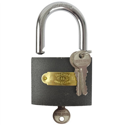 75mm Iron Padlock With Hardened Shackle Padlocks Shed Gate Lock