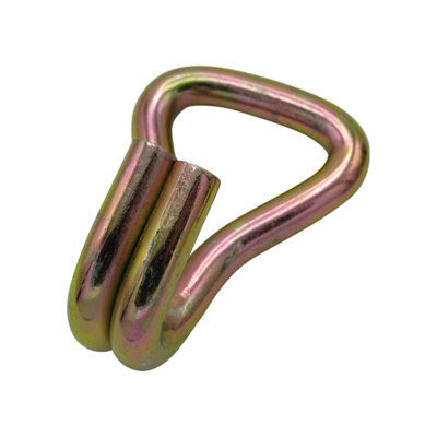 75MM J Claw Hooks Zinc Plated  (10 Ton Lashing Ratchet Webbing Load Secure Yellow Passivated)