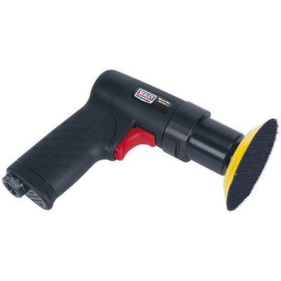 75mm Lightweight Mini Air Polisher - 1/4" BSP Inlet - Adjustable 2000 to 6000rpm