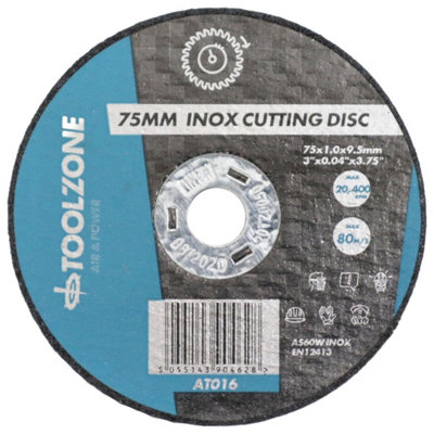 75mm Metal Cutting Discs (3") Super Thin Cutting Discs for Air Cut Off Tool (25 Pack) - 4