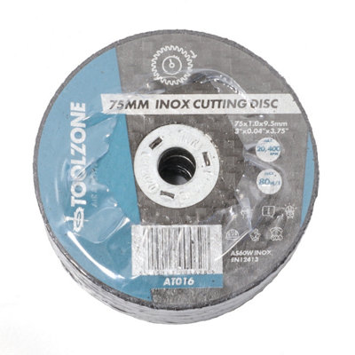 75mm Metal Cutting Discs (3") Super Thin Cutting Discs for Air Cut Off Tool (25 Pack) - 6