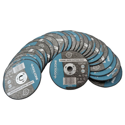 75mm Metal Cutting Discs (3") Super Thin Cutting Discs for Air Cut Off Tool (25 Pack) - 7