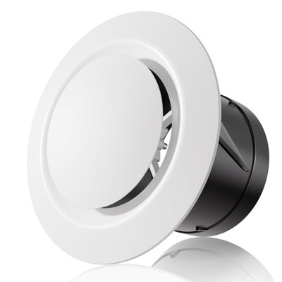 75mm Ventilation Grille, Adjustable Round Air Vent, Suitable for ...