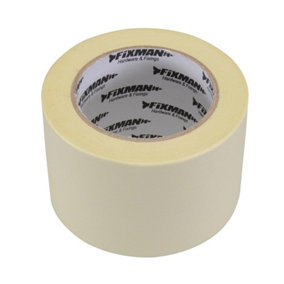 75mm x 50m Paper Masking Tape Residue Free Adhesive Decorating Painting Shield
