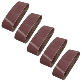 75mm x 533mm 120 Grit Fine Abrasive Sanding Belt Sander Discs Sheets 25 Pack