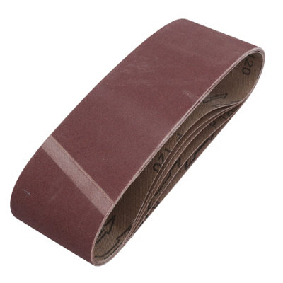75mm x 533mm 120 Grit Fine Abrasive Sanding Belt Sander Discs