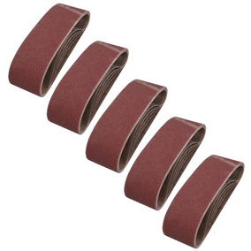 75mm x 533mm 40 Grit Coarse Abrasive Sanding Belt Sander Discs 25 Pack