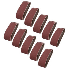 75mm x 533mm 40 Grit Coarse Abrasive Sanding Belt Sander Discs 50 Pack
