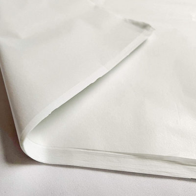 RUSR 100 Sheets Liner Tissue Paper Wrapping Shoes Clothes Gift Packaging  (White) 
