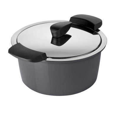 Kuhn Rikon Hotpan Swiss Made Time And Energy Saving Casserole PotGrey18Cm/2L