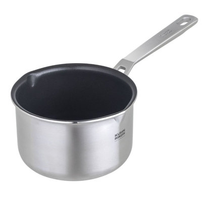 Kuhn Rikon Culinary Fiveply Stainless Steel & Aluminium Non-Stick Induction Safe Milk Pan14Cm/1.4L